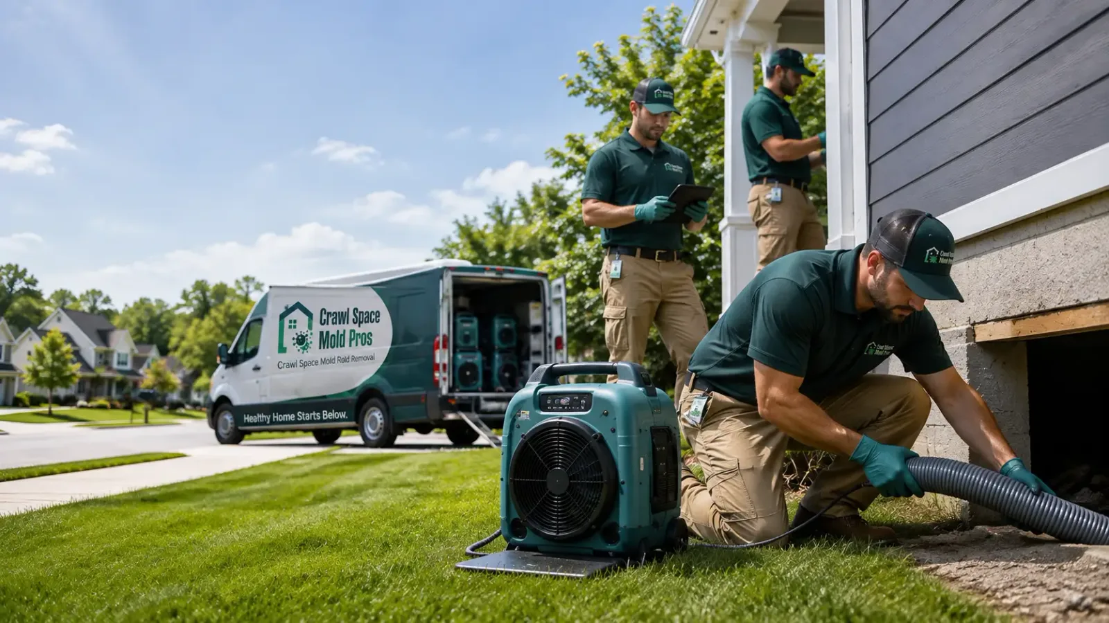Crawl Space Mold Removal in Dwight, IL